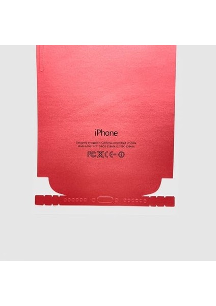 iPhone 7 Uyumlu Tam Koruma Çizilmez 3m Full Body Kaplama (Kırmızı) fiyatları