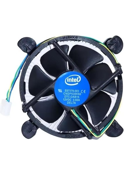 Plus PX-1150P Intel Işlemci Fanı, Intel I3-I5-I7 Işlemci Uyumlu Fan, LGA775-1156-1155-1150-1151-1200-1700 Pin Işlemci Fanı, E97379-003 Cpu Fan