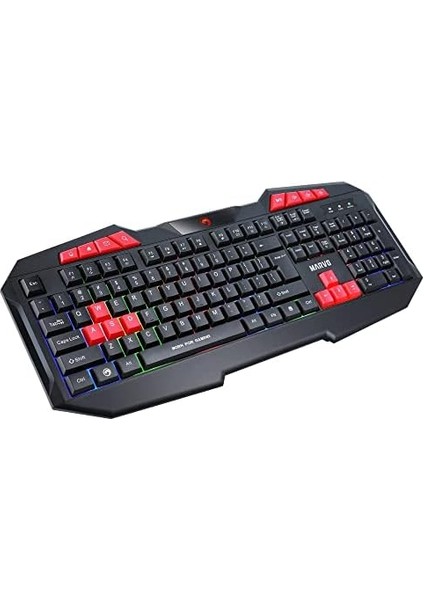 K602 Tr Wired Membrane Switch 26-Tuş Anti-Ghost Rgb Gaming Keyboard
