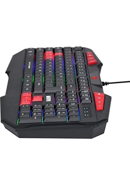 K602 Tr Wired Membrane Switch 26-Tuş Anti-Ghost Rgb Gaming Keyboard