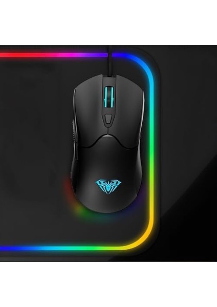 S13 1200/1800 / 2400 / 3600DPI Ayarlanabilir Rgb Optik Kablolu Oyuncu Gaming Mouse