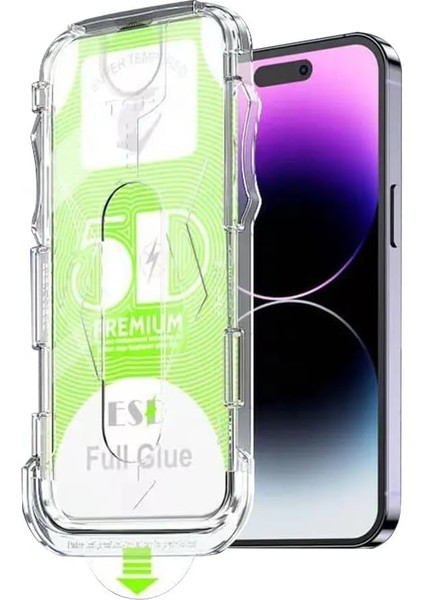 iPhone 11 ve iPhone Xr ile Uyumlu Darbelere Karşı Maksimum Koruma Sağlayan ve Kolay Uygulama Aparatlı Hiçbir Şekilide Telefonda Toz Bırakmayan Cam