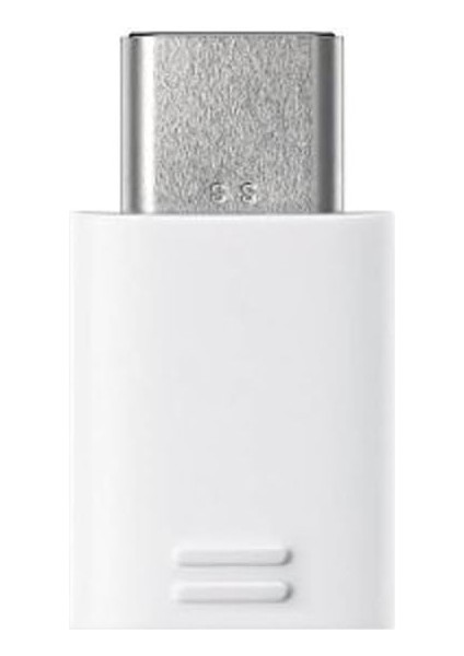 EE-GN930K USB C-Type To Micro USB Adapter 3-Pack Dönüştürücü, Beyaz (Samsung Türkiye Garantili)