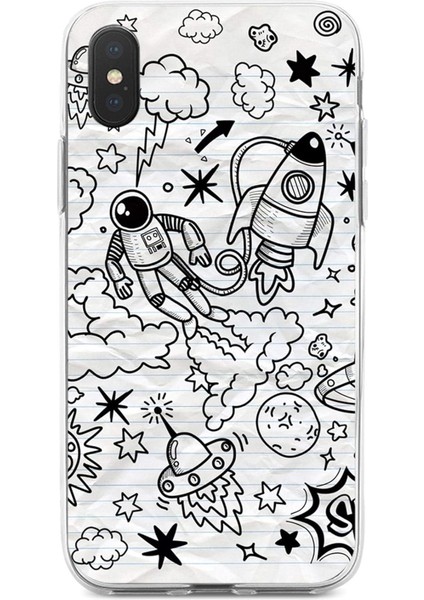 6282 Space iPhone Xs Kılıf, Leila