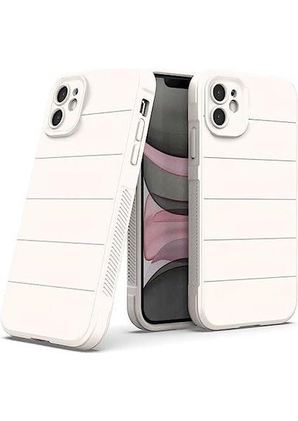 iPhone 11 Kılıf Bonic Parmak Izi Bırakmayan Kılıf Içi Kadife Yumuşak Sıvı Silikon Kılıf Sert Kamera Koruyuculu Darbeye Karşı Dayanıklı Kılıf Apple iPhone 11 Uyumlu Kılıf