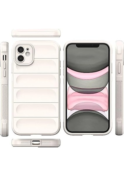 iPhone 11 Kılıf Bonic Parmak Izi Bırakmayan Kılıf Içi Kadife Yumuşak Sıvı Silikon Kılıf Sert Kamera Koruyuculu Darbeye Karşı Dayanıklı Kılıf Apple iPhone 11 Uyumlu Kılıf