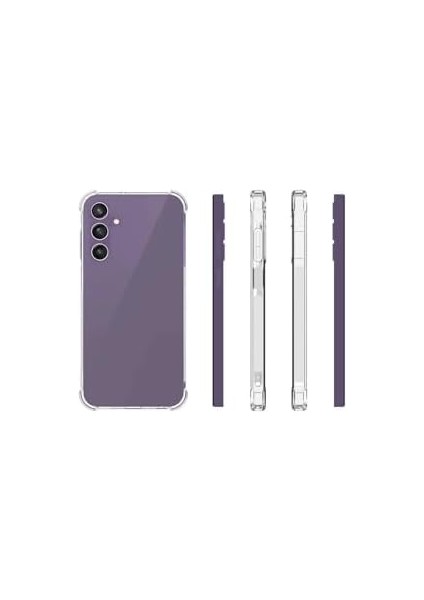 Iletişim Samsung Galaxy A25 Kapak Şeffaf Airbag Antishock Köşe Korumalı Silikon Kılıf fiyatları