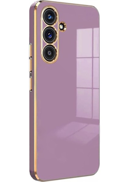 Samsung Galaxy A25 Kılıf Olive Plated Lila [galaxy A25 ile Uyumlu Kılıf - Lila]