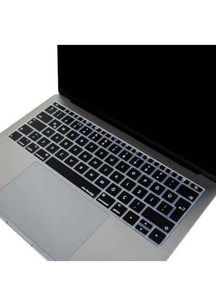 Laptop Macbook Pro Klavye Koruyucu (Türkçe Q) 12INÇ A1534-13INÇ A1708 ile Uyumlu Siyah
