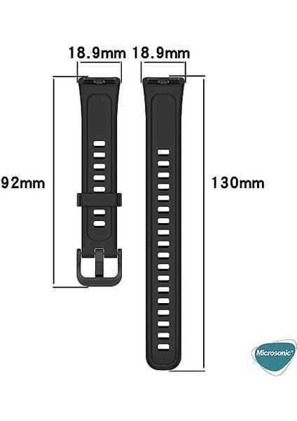 Huawei Band 9 Için Kordon, Silicone Sport Band Siyah modelleri