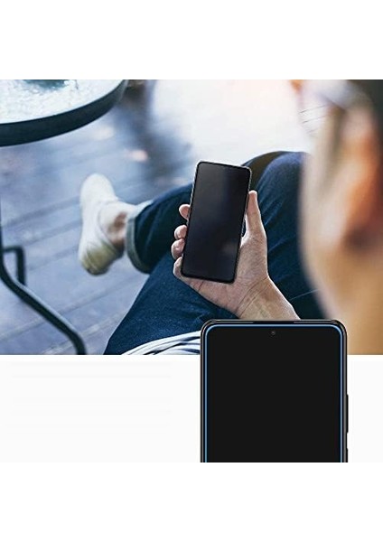 Samsung A23 İçin Ekranı Tam Kaplayan Full Cam 6d Ekran Koruyucu Kırılmaz Cam Full Cover Tam Koruma