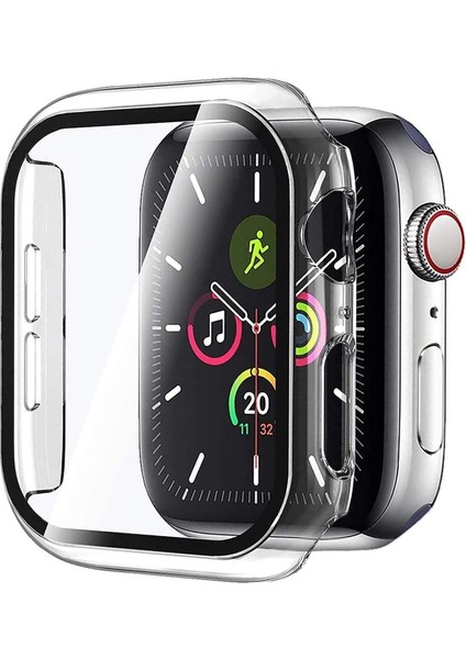 Apple Watch Series 9 41MM Kılıf Clear Premium Slim Watchband Şeffaf [watch Series 9 41MM ile Uyumlu Kordon - Şeffaf]