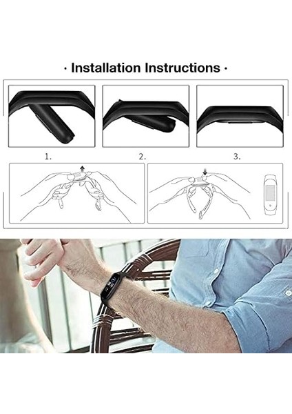 Kordon Xiaomi Mi Band 5 ile Uyumlu Kordon Jel Liquid Silikon Kordon No : 23 fiyatları