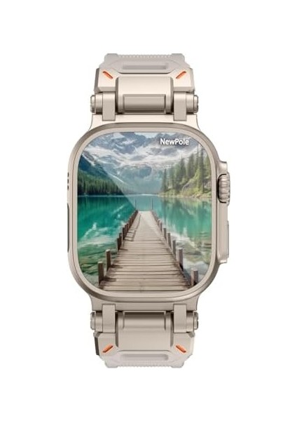 Watch 45MM 44MM 42MM 49MM Uyumlu Kordon Hiron Premium Metal Aparatlı Kopma Karşıtı Kordon Spor Rahatsız Etmeyen Apple Watch Ultra 2/1 9 8 Se 7 6 5 4 3 2 1 Serisi Uyumlu Kordon modelleri