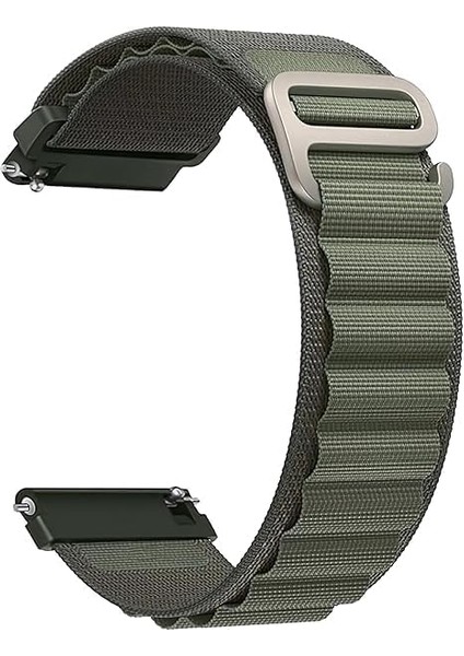 Alpine Loop 22MM Kumaş Kordon Huawei ile Uyumlu Watch Gt5/gt5 Pro/gt4/watch 4 Pro/gt3/gt3 Pro/gt2/gt2 Pro 46MM Için Terletme Yapmayan Nefes Alabilen Konforlu Spor Tasarımlı Kayış