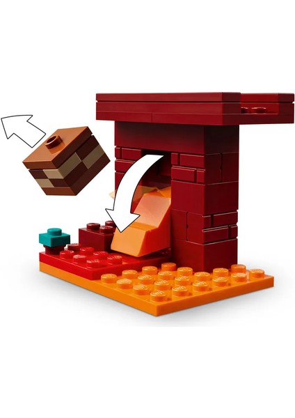 Minecraft - 66 Nether Lav Savaşı (Minifigürsüz)