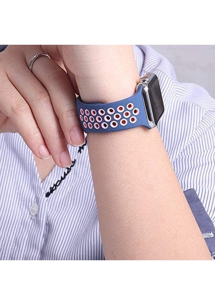 Apple Watch Series 4 40MM Için Kordon Rainbow Band Yeşil Siyah [watch Series 4 40MM ile Uyumlu Kordon - Yeşil Siyah] fiyatları