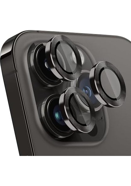 iPhone 15 Pro/iPhone 15 Pro Max İçin Alüminyum 9h Temperli Cam Lens Kamera Koruyucu modelleri