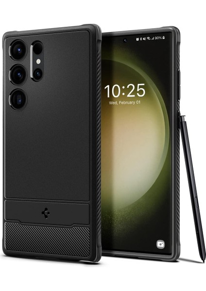 Galaxy S23 Ultra Kılıf Rugged Armor Matte Black - ACS05613