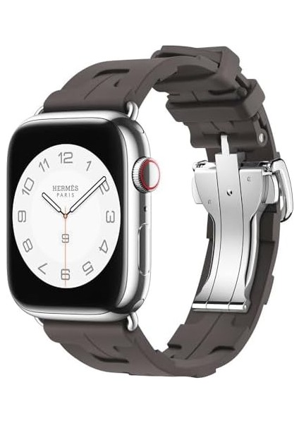 Apple Ile Uyumlu Watch 38MM/40MM Spor Görünümlü Krd-94 Silikon Kordon Siyah fiyatları