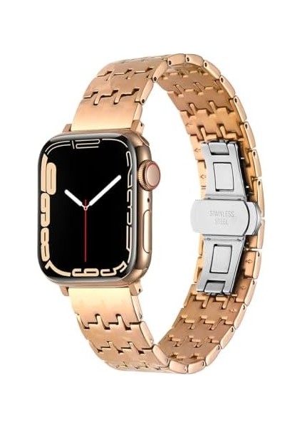 Apple Ile Uyumlu Watch 38MM/40MM Krd-86 Metal Kordon Siyah fiyatları