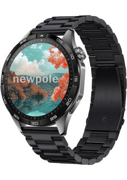 Huawei Watch Gt5 Pro 46MM/GT5 46MM/ Gt4 46MM/GT4 Pro 46MM/GT3 46MM/GT3 Pro 46MM/GT2 46MM/GT2 Pro 46MM Için Kordon Paslanmaz Çelik Kordon Kordon Kopma Karşıtı 22MM Kordon