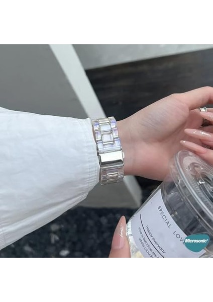 Apple Watch Se 2022 40MM Için Kordon Stainless Transparent Clear Çok Renkli [watch Se 2022 40MM ile Uyumlu Kordon - Çok Renkli] fiyatları