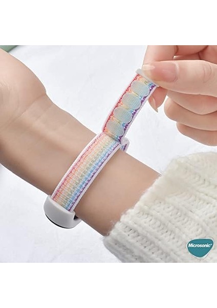 Xiaomi Mi Band 8 Için Hasırlı Kordon Woven Sport Loop Gri fiyatları