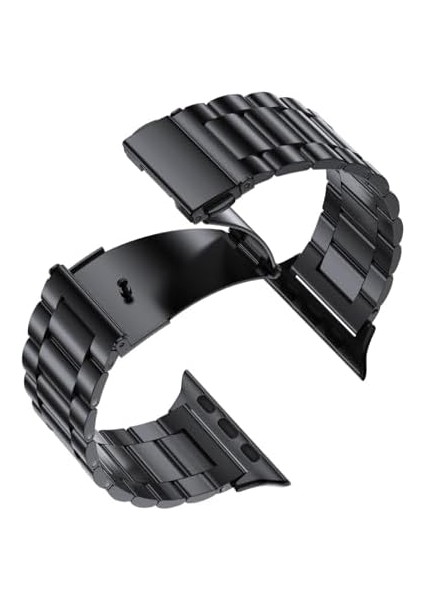 Watch 46MM 45MM 44MM 42MM 49MM Uyumlu Kordon Stal Baklalı Çelik Kordon Rahatsız Etmeyen Apple Watch Ultra 2/1 10 9 8 Se 7 6 5 4 3 2 1 Uyumlu Kordon modelleri
