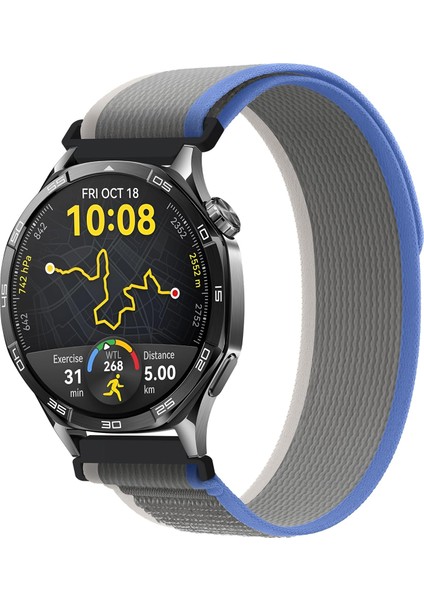 22MM ile Uyumlu Saatler Için Trail Loop 46MM Yumuşak Kumaş Kordon Huaweı Watch (Gt5 Pro/gt5/gt4/watch 4 Pro/gt3/gt3 Pro/gt2/gt2 Pro) Galaxy Watch (Gear S3/watch 46MM)