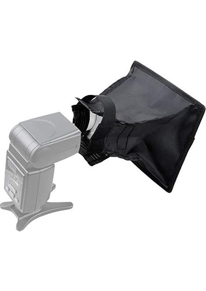 Universal 15X17CM Flaş Softbox Diffuser, Canon Nikon Sony Pentax Yongnuo modelleri