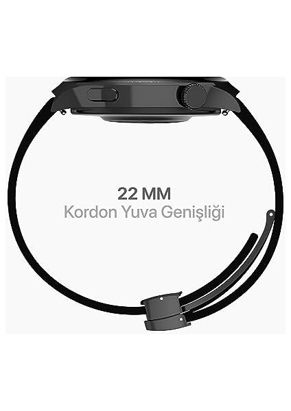 46MM Akıllı Saat Modelleri Için Huaweı Watch (Gt4/watch 4 Pro/gt3/gt3 Pro/gt2/gt2 Pro) Samsung (Gear S3 Frontier/galaxy Watch 46MM) Katlanır Manyetik Tokalı 22MM Silikon Kordon fiyatları