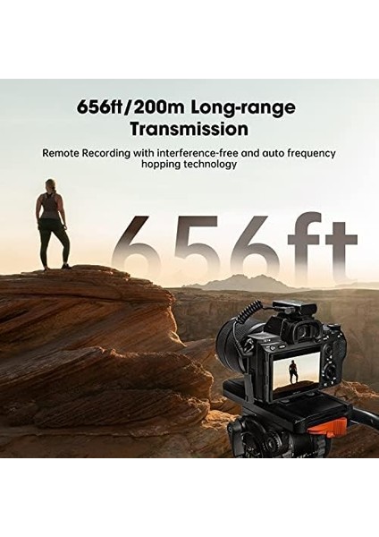 Hollyland Lark M1 Kablosuz Yaka Mikrofonu, Gürültü Engelleme Özellikli Çift Kanallı Yaka Mikrofonu, 199,9 M 8 Saat, iPhone Kamera Youtube Video Kaydı, Canlı Yayın Podcast Röportajı Vlog ile Uyumlu