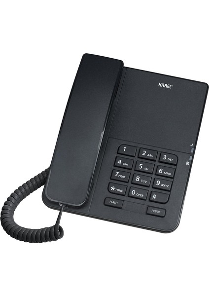 TM140 Siyah TM140 Siyah Kablolu Telefon, Siyah
