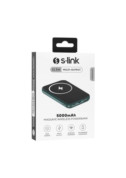 P50 5000MAH Prm PD22.5W+QC3.0 Magsafe 15W Kablosuz Standlı Yeşil Taşınabilir Pil Şarj Cihazı Powerbank modelleri