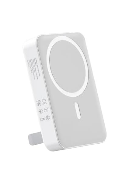 10000MAH Magsafe Powerbank Standlı PD20W Taşınabilir Kablosuz Hızlı Şarj Cihazı Beyaz fiyatları