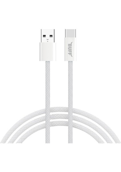 Labs BL74 Örgülü 3A 1.2m Data ve Şarj Kablosu, Bükülmeye Dayanıklı, Hızlı Şarj (Usb Type-C)