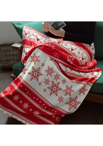 Tasarımlı Tv Battaniyesi - Tek Kişilik Battaniye