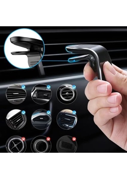 Hoala Araç Içi Telefon Tutucu, Manyetik Araba Için Telefon Tutucu, Ergonomik Araba Telefon Tutucu, 1x Manyetik Plaka, Güçlü ve Sağlam Yapı, Havalandırma Uyumlu fiyatları