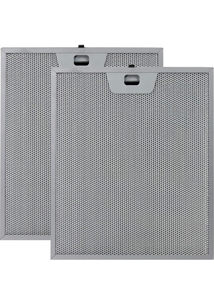 25,3 x 30 cm Tek Tırnaklı Davlumbaz Metal Filtre Seti (2 Adet) - Alt Kenar Tırnaksız - Ehla Filtre