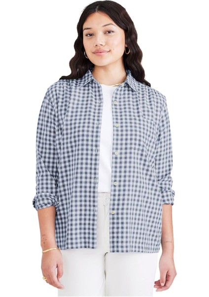 Favorite Button Up Relaxed Fit Gömlek Gömlek Kadın