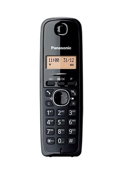 Kx TG1611 Dect Telefon-Siyah_gri Dect Telefon, Siyah