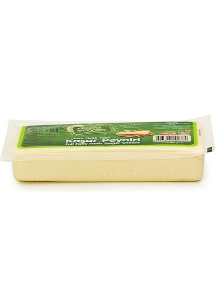 Tam Yağlı Kaşar Peyniri Net:600 gr