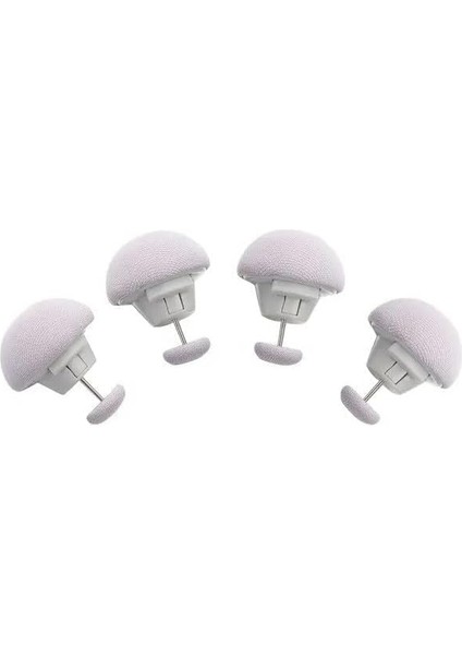 Kılıfı Sabitleyici Mantar Çarşaf Tutucu Nevresim Örtü Düzenleyici Düğme Seti (Tek, Bej, 4)