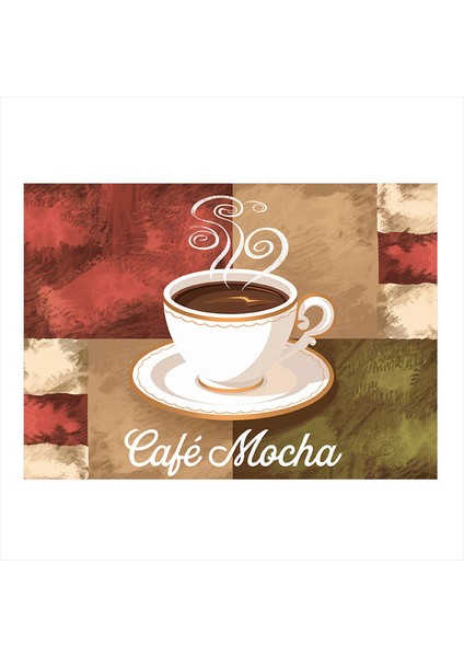 Cafe Mocha: Sıcacık Anlar Art Mdf Poster
