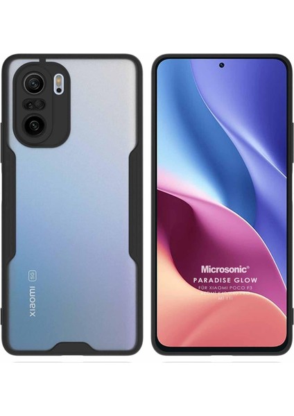 Xiaomi Redmi K40 Için Kılıf Paradise Glow Siyah [redmi K40 ile Uyumlu Kılıf - Siyah]