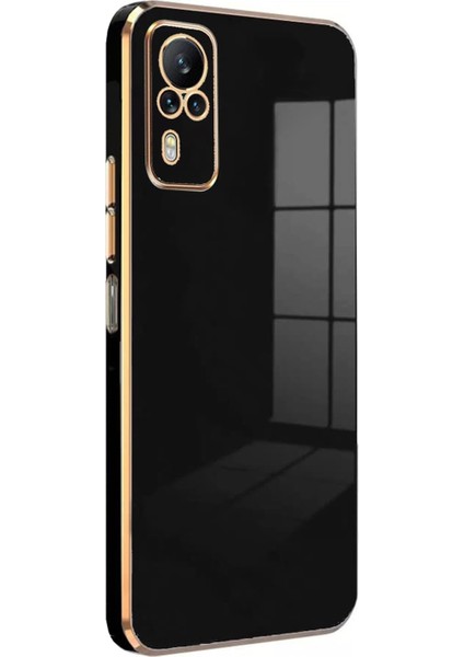 Vivo Y51 Için Kılıf Olive Plated Siyah [Y51 ile Uyumlu Kılıf - Siyah]