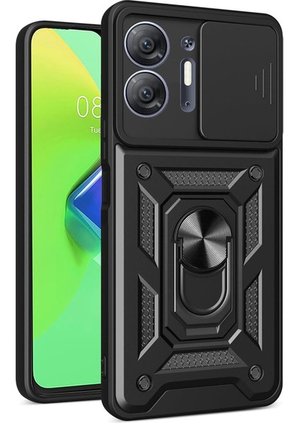Infinix Hot 30 5g Kılıf Impact Resistant Siyah [hot 30 5g ile Uyumlu Kılıf - Siyah]