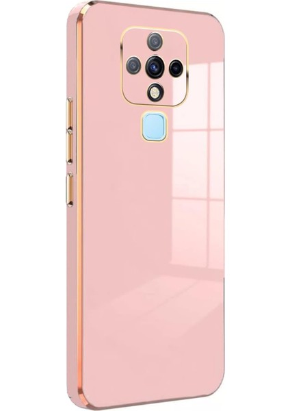 Tecno Camon 16 Için Kılıf Olive Plated Pembe [camon 16 ile Uyumlu Kılıf - Pembe]