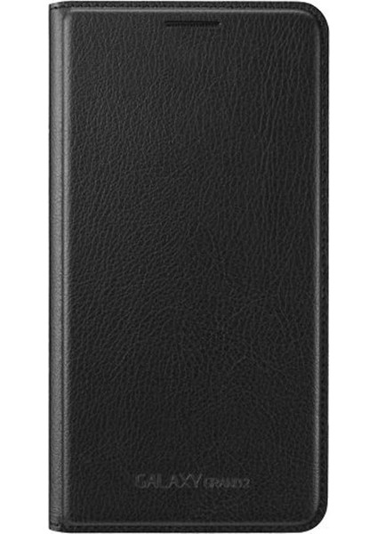 G7100 Galaxy Grand 2 Flip Wallet Orjinal Kılıf Siyah EF-WG710BBEGWW (Outlet)